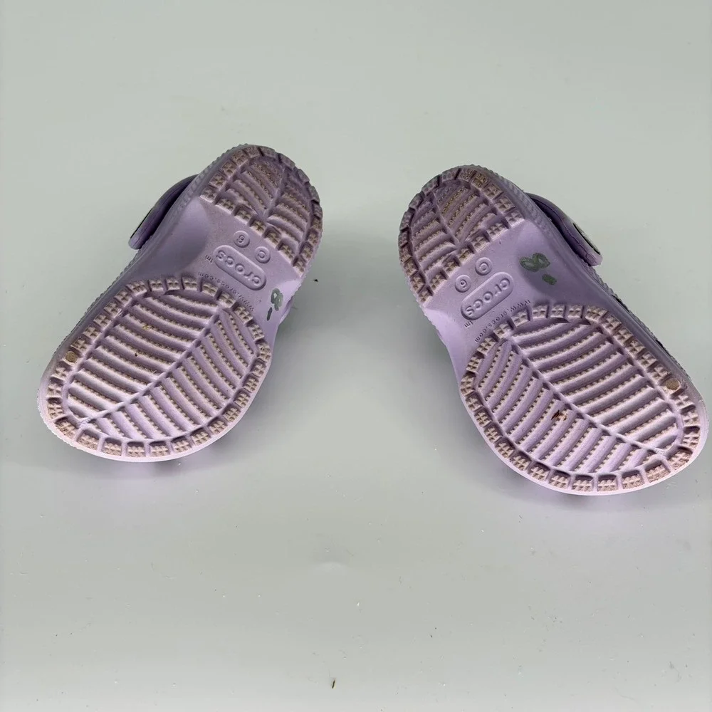 Crocs Classic Clog Lavender Purple Kids Toddler Slip On Shoes Size C6